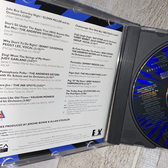 1940 Pop Hits music cd - Picture 3 of 6